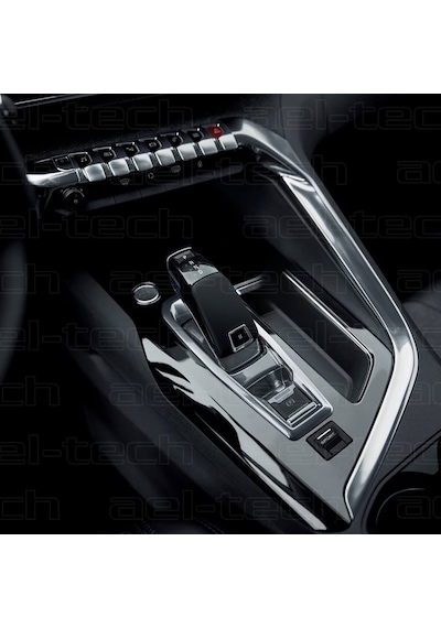 Peugeot 3008 Allure Piano Black Joystick Vites Orta Konsol Uyumlu Nano Koruyucu