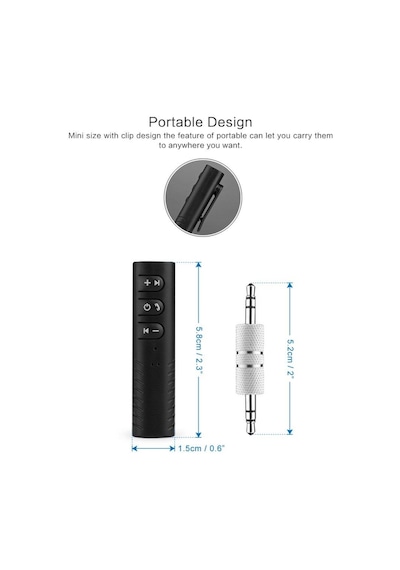 Bluetooth Aux Araç Kiti Samsung Sony Htc Lg Huawei İphone