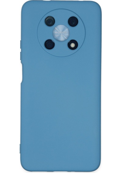 Huawei Nova Y90 Uyumlu Kılıf Nano İçi Kadife Silikon - Mavi