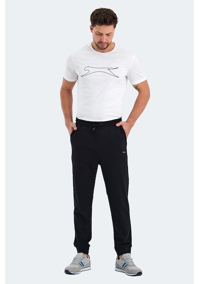 Slazenger Onıonıx I Erkek Cepli Siyah Eşofman Altı Siyah