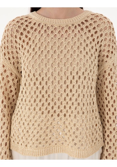 Pierre Cardin Kadın Bej Kazak /triko 50301176-vr011 Bej