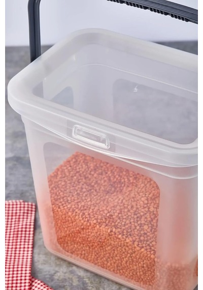 6 Litre Tutma Saplı Bakliyat Ve Un Saklama Kabı, Hh.c.761 Diğer