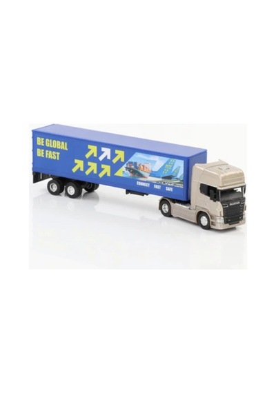 Welly 1:64 Scania V8 R 730 Metal Çek Bırak Oyuncak Tır Transporter Lisanslı