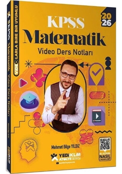 Yediiklim Yayınları 2026 Kpss Matematik Atölye Video Ders Notları