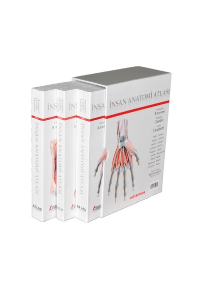 İnsan Anatomisi Atlası-3 Cilt Takım - Mustafa Büyükmumcu - Atlas Akademi Yayınları