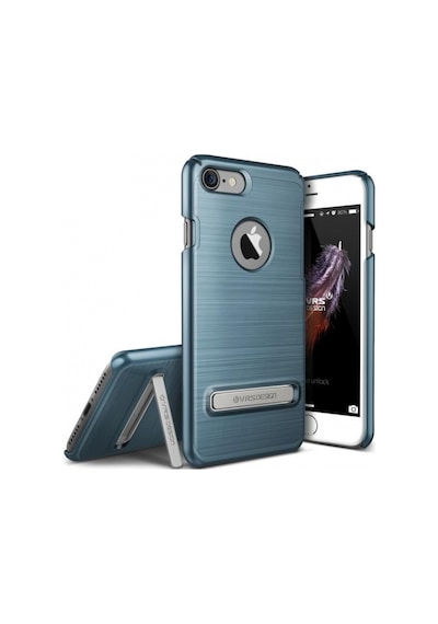 Vrs Apple Uyumlu iPhone 7 İle Simpli Lite Kılıf Steel Blue Mavi