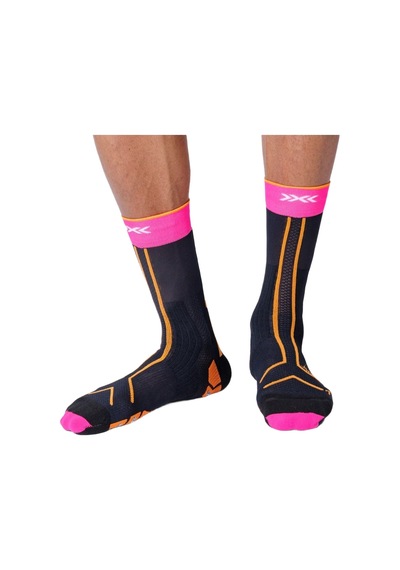 X-bıonıc X-bionic X-socks Trailrun Terraskin Expert Crew Unisex Siyah Koşu Çorabı 5903