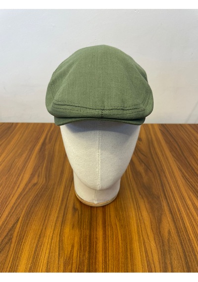 Hamze Peaky Blinders Tommy Shelby Spor Model Keten Kasket Şapka Haki