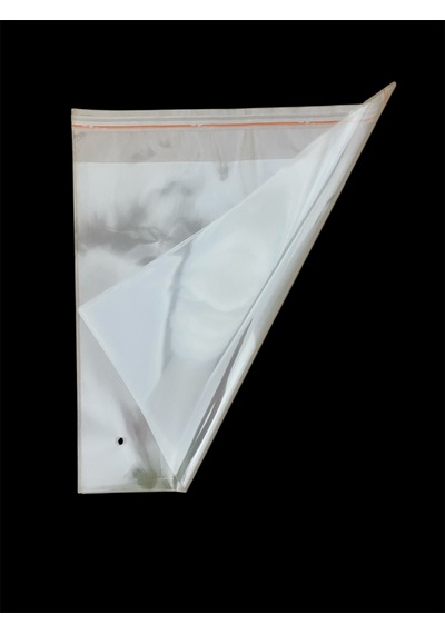 Hg Ambalaj 50 Adet 30x35 Cm Bantlı Yapışkanlı Şeffaf Opp Jelatin Poşet Torba, Şeffaf Poşet 30x30+5