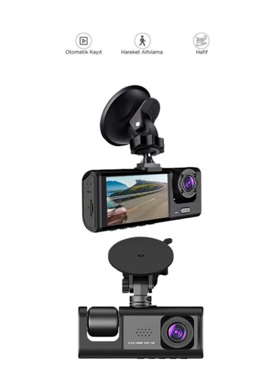 1. 3 Kameralı Full Hd Araç Kamerası Ön İç Ve Arka Görüş İle %100 Kapsam - Hs08379620-9 1. 3 Kameralı Full Hd Araç Kamerası Ön İç Ve Arka Görüş İle %100 Kapsam - Hs08379620-9