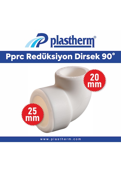 Plastherm Pprc Redüksiyon Dirsek 90 25/20