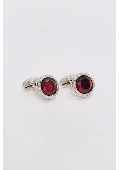 Erkek Oval Bordo Kol Düğmesi-46660