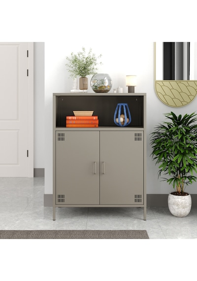 Pera Metal Dolap 2 Kapılı, Açık Raflı 80,50 X 40 X 109,50 Cm - 9 Renk Seçeneği Bulunmaktadır Gri Pera Metal Dolap 2 Kapılı, Açık Raflı 80,50 X 40 X 109,50 Cm - 9 Renk Seçeneği Bulunmaktadır Gri