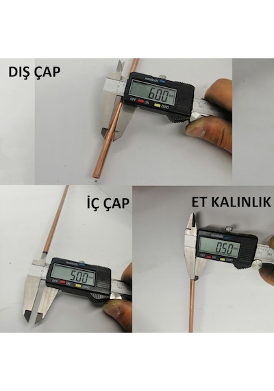 6 Mm Bakır Boru Saf Iç Çap 5 Mm 437678794