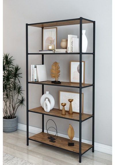 Scarlet Metal Kitaplık 5 Raflı Çok Amaçlı Dosya Kitap Rafı Ofis Salon Mutfak Raf 150 Cm Atlantikçam Kahverengi Scarlet Metal Kitaplık 5 Raflı Çok Amaçlı Dosya Kitap Rafı Ofis Salon Mutfak Raf 150 Cm Atlantikçam Kahverengi