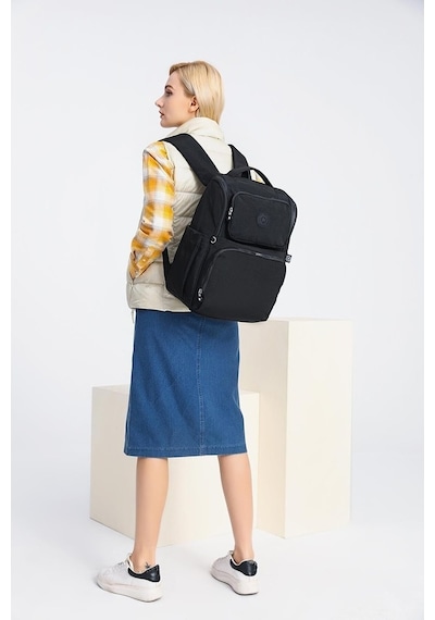 Smart Bags 3000 Krınkle Kumaş Anne Ve Bebek Bakım Çantası (Siyah)-Siyah