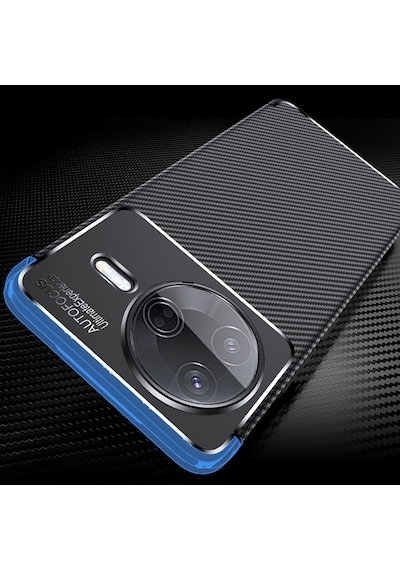 Xiaomi Poco F7 Pro Kilif Parmak İzi Brakmayan Darbe Emici Karbon