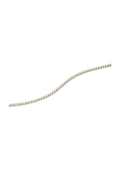 Classic Tennis Bracelet Gold Gold