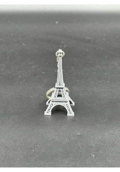 Eyfel Kulesi Modeli Anahtarlık - Paris Eyfel Kulesi Gri