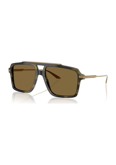 Dolce & Gabbana Dg4477 3447s7 56 Erkek Güneş Gözlüğü Yeşil