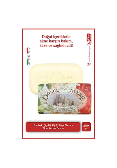 Nesti Dante Sabun Dolce Vivere Milano Vegan Bakım 250 G