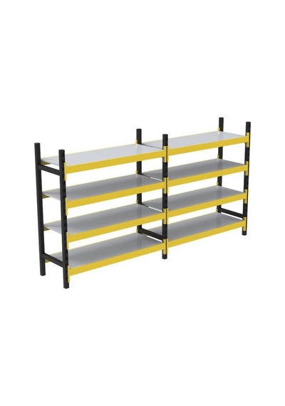 Tr 4 Katlı Duble Midi Rack - Ekonomik Depo,arşiv, Kiler Rafı Genel Tr 4 Katlı Duble Midi Rack - Ekonomik Depo,arşiv, Kiler Rafı Genel