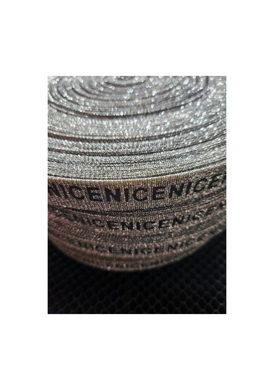 Simli Şerit Nice Yazılı Gümüş 2cm 5 Metre - 691825755 Diğer