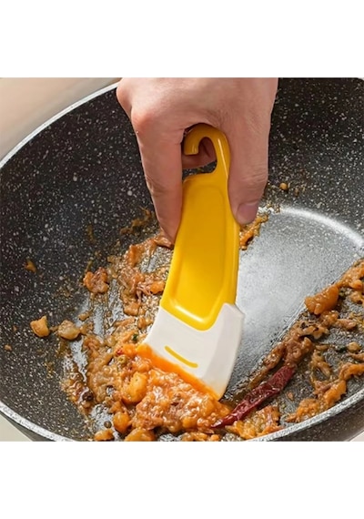 Silikon Uçlu Bulaşık Temizleme Kazıyıcı Spatula Bulaşık Sıyırma Aparatı Plastik Çok Renkli Diğer