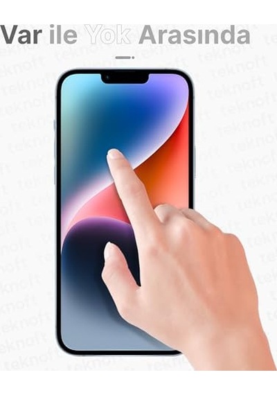 İphone 16e, 14, 13 Pro, 13 İçin Kolay Kurulum Kitli Takılırken Camın Altında Kesinlikle Toz Bırakmayan Ekstra Gü