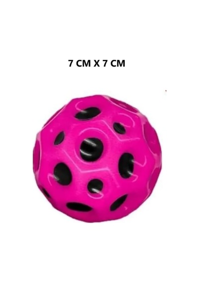 Moon Ball Yükseğe Zıplayan Top - 7 Cm - Süper Eğlenceli Uzay Topu - Space - Bouncy Ball - Mor
