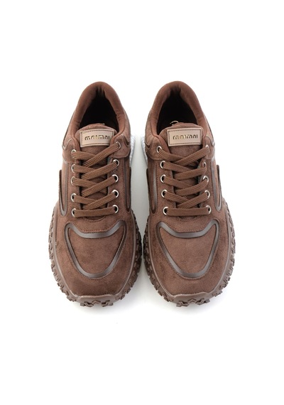 Bambi Kahve Süet Kadın Sneaker K01313003272