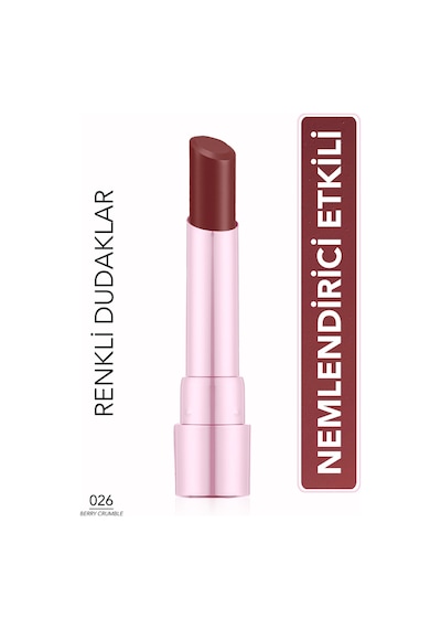 Flormar Sheer Up Sweet Escape Yarı Transparan & Parlak Bitişli Nemlendirici Ruj 026 Berry Crumble