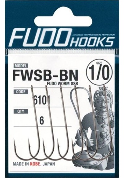 6101 Fudo Worm Ssb 5 Black Nikel No : 3/0