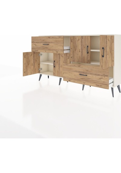 Arges Konsol 3 Raflı 2 Çekmeceli 4 Kapaklı 176x30x99 Aytaşı-çam Atlas Çam/atlas Çam - Aytası Arges Konsol 3 Raflı 2 Çekmeceli 4 Kapaklı 176x30x99 Aytaşı-çam Atlas Çam/atlas Çam - Aytası