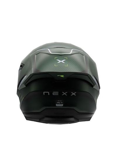 Nexx Y.100R Baron Kapalı Motosiklet Kaskı Mat Yeşil