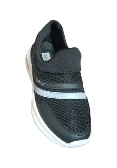 Valent Bağcıksız Aqua Ultra Hafif Ortopedik Unisex Spor Ayakkabı Siyah