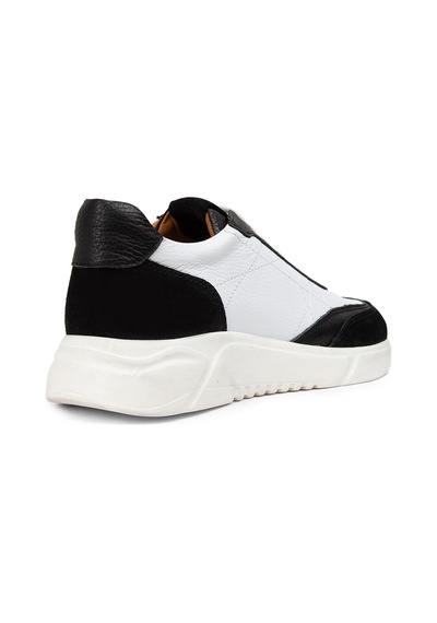 Deery Hakiki Süet Siyah Detaylı Erkek Sneaker Ayakkabı - 01962Msyhp01 Siyah
