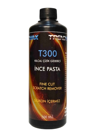 Trendwax T300 Kılcal Çizik Giderici Ve Hare Giderici İnce Pasta 500ml - Silikon İçermez, Profesyonel Final Polish