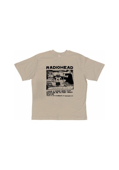Tarzsokak Radiohead T-shirt Bej