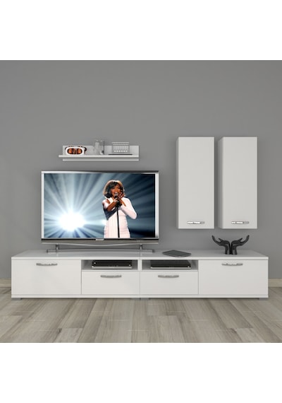 Decoraktiv Eko 5220d Mdf Tv Ünitesi Tv Sehpası Beyaz