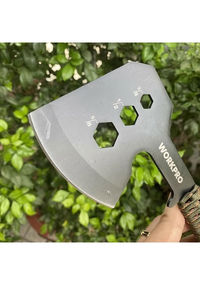 Lexroo Wp383002 250mm Çok Fonksiyonlu Kamp Baltası + Magnezyum Ateşleyici