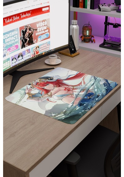 Nilou Genshin Impact Anime Gacha V2 - 48x40 Xl Gaming Mouse Pad Fare Altlığı