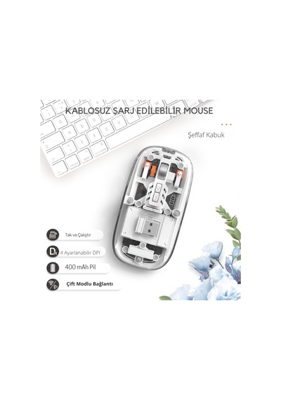Beyaz 501 Bt+wireless Mouse Zr1133