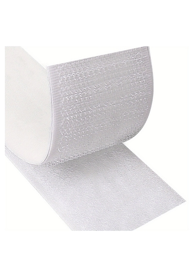 Çift Taraflı Cırt Cırtlı Bant En: 5 Cm X Uz: 1 Metre Güçlü Ve Dayanıklı Amerikan Fermuarı Beyaz