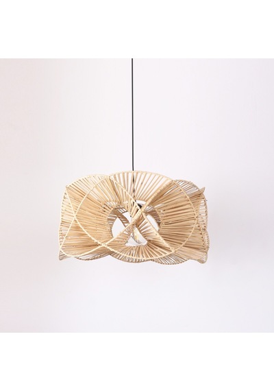 Oklid Doğal Rattan 30x60 Cm Aydınlatma Bej
