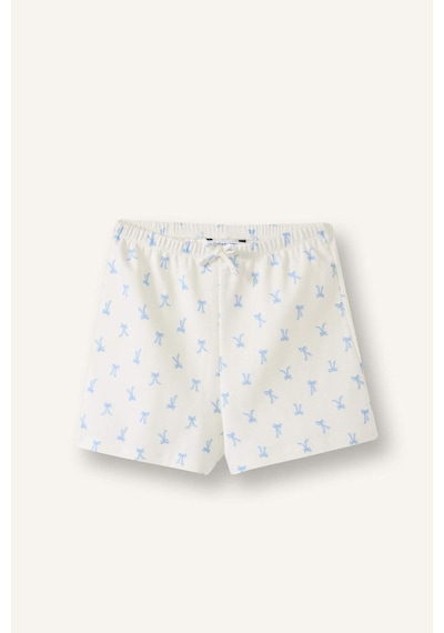 Defacto Regular Fıt 2li Pijama Takımı Kız Çocuk H5755a826smer105 Ekru-er105