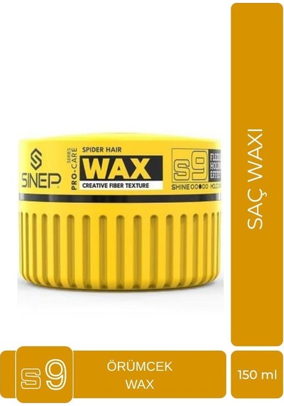 Sinep Pro-care Serisi Wax 150 Ml S9 Örümcek Wax Kavun Kokulu