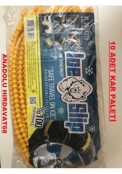 Iceslip Oto Kar Zinciri Kar Paleti Pls 10 Adet