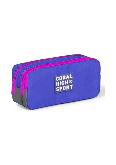 Coral High Sport İki Gözlü Lavanta Gri Kalem Çantası