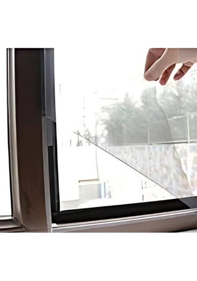 Pencere Sinekliği Tek Kanat Yapışkanlı Sineklik 75x125 Yapışkanlı Sineklik Tülü Cırt Bantlı Tül
